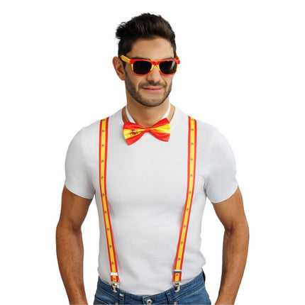 Feestbazaar Supporter Accessoires Set Spanje 3-delig