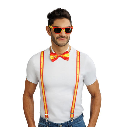 Feestbazaar Supporter Accessoires Set Spanje 3-delig