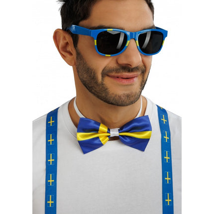 Feestbazaar Supporter Accessoires Set Zweden 3-delig