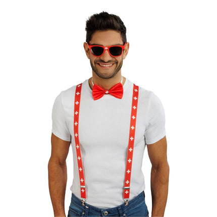 Feestbazaar Supporter Accessoires Set Zwitserland 3-delig