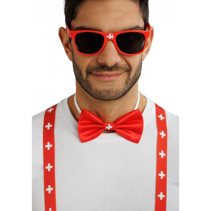 Feestbazaar Supporter Accessoires Set Zwitserland 3-delig