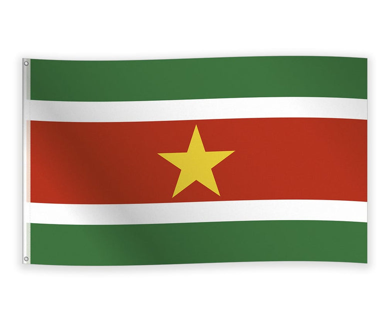 Feestbazaar Surinaamse vlag 150x90cm
