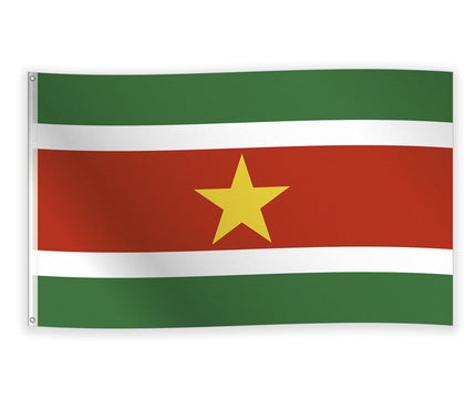 Feestbazaar Surinaamse vlag 150x90cm