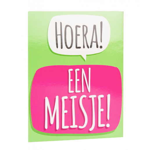 Feestbazaar Surprise Card - Hoera een meisje