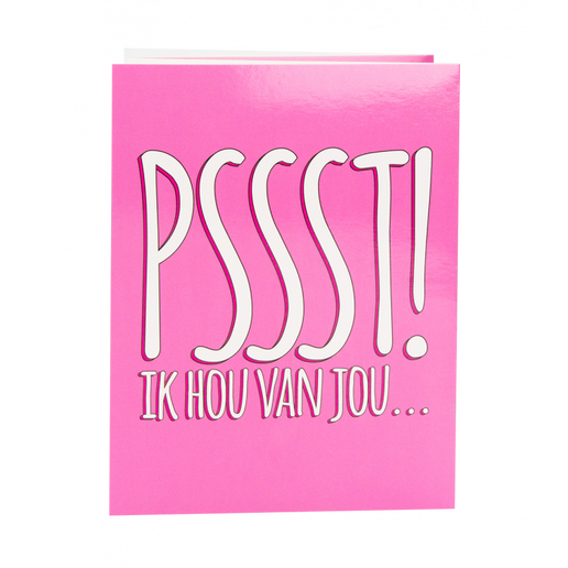 Feestbazaar Surprise Card - Ik hou van jou