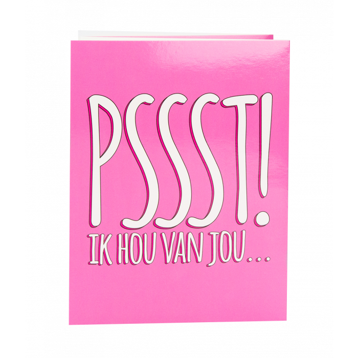 Feestbazaar Surprise Card - Ik hou van jou