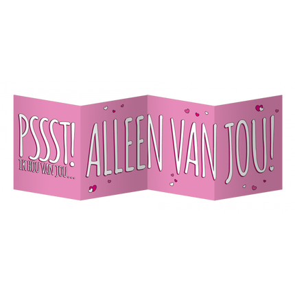 Feestbazaar Surprise Card - Ik hou van jou