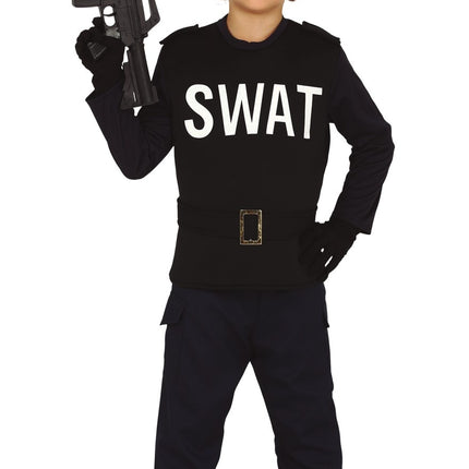 Feestbazaar Swat Politie Kostuum Kind