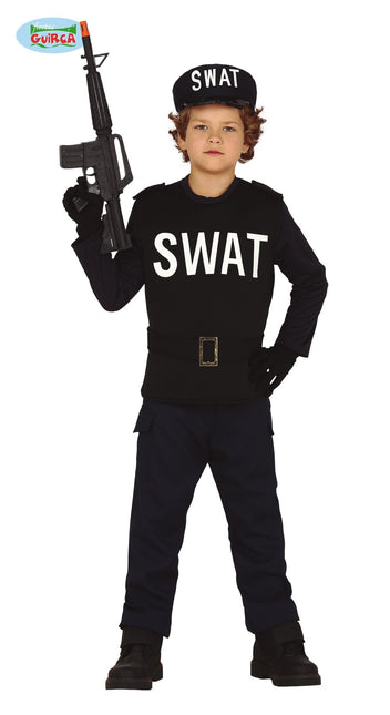 Feestbazaar Swat Politie Kostuum Kind