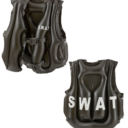 Feestbazaar SWAT vest opblaasbaar kind