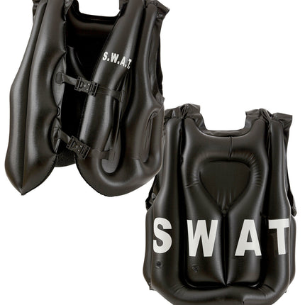 Feestbazaar SWAT vest opblaasbaar volwassenen