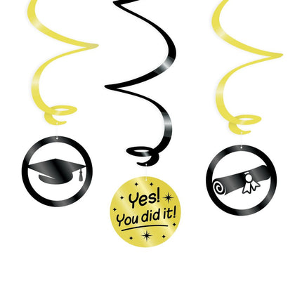 Feestbazaar Swirl Decoratie - Yes You did it!