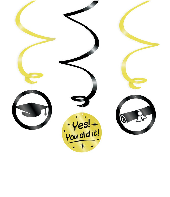 Feestbazaar Swirl Decoratie - Yes You did it!