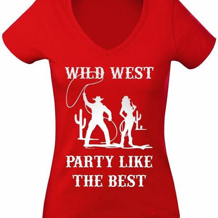 Feestbazaar T-shirt Toppers Wild West dames