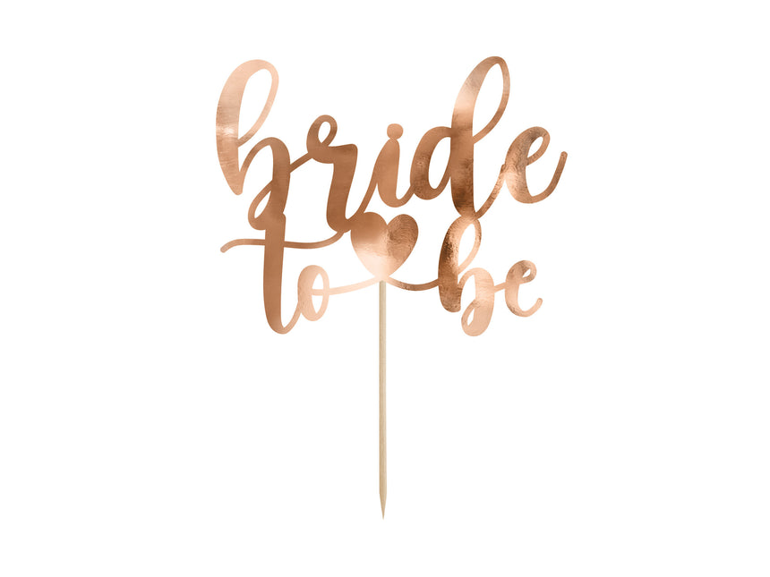 Feestbazaar Taart Topper 'Bride To Be'