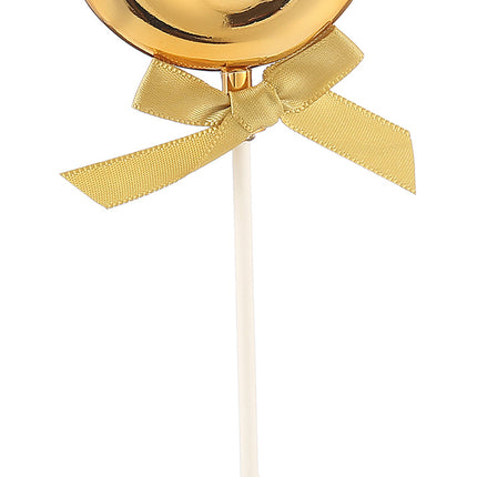 Feestbazaar Taart Topper Cijfer 5 Goud