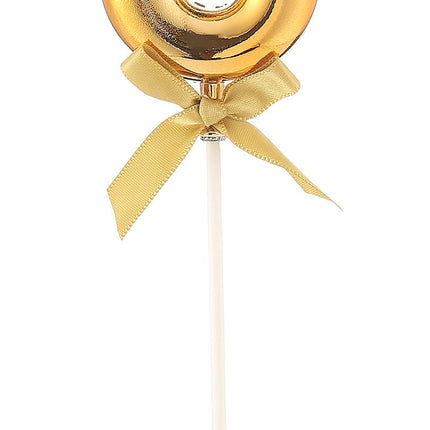 Feestbazaar Taart Topper Cijfer 8 Goud