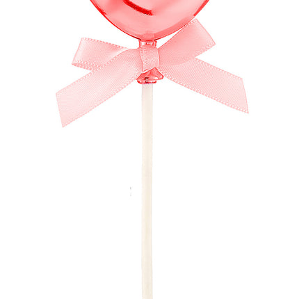 Feestbazaar Taart topper Hartje Rood