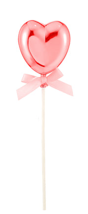 Feestbazaar Taart topper Hartje Rood