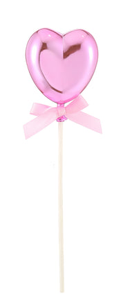 Feestbazaar Taart topper Hartje Roze
