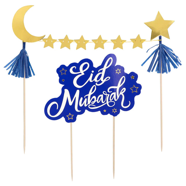 Feestbazaar Taartdecoratie Set Eid Mubarak