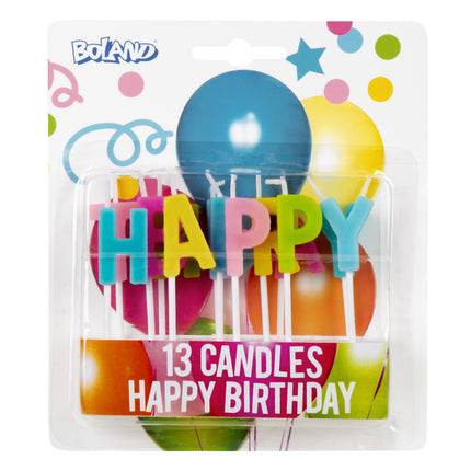 Feestbazaar Taartkaarsjes Happy Birthday