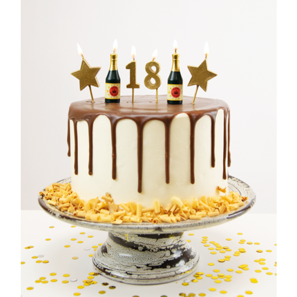 Feestbazaar Taartkaarsjes Set 18 Jaar (6st)