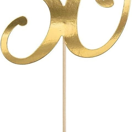 Feestbazaar Taarttopper 30 Goud