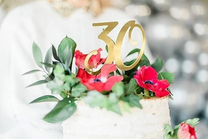 Feestbazaar Taarttopper 30 Goud