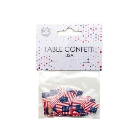 Feestbazaar Tafelconfetti Amerikaanse Vlag (150st)