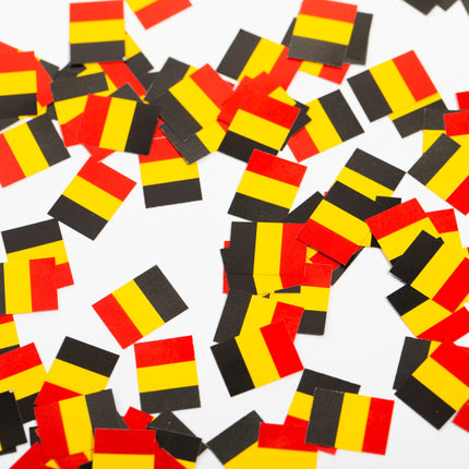 Feestbazaar Tafelconfetti Belgische Vlag (150st)