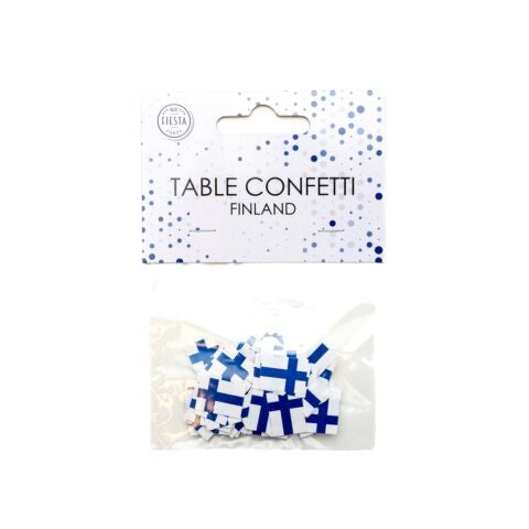 Feestbazaar Tafelconfetti Finse Vlag (150st)