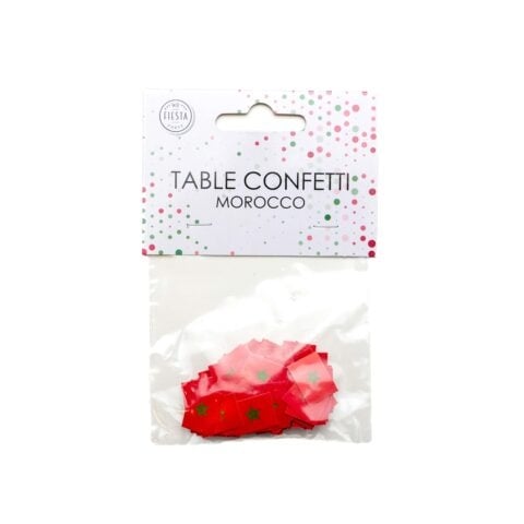 Feestbazaar Tafelconfetti Marokkaanse Vlag (150st)