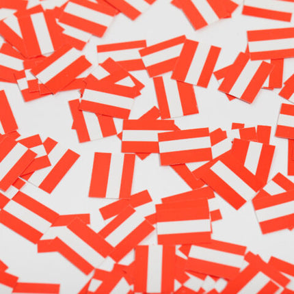 Feestbazaar Tafelconfetti Oostenrijkse Vlag (150st)