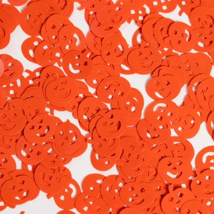 Feestbazaar Tafelconfetti Oranje pompoenen (14gr)