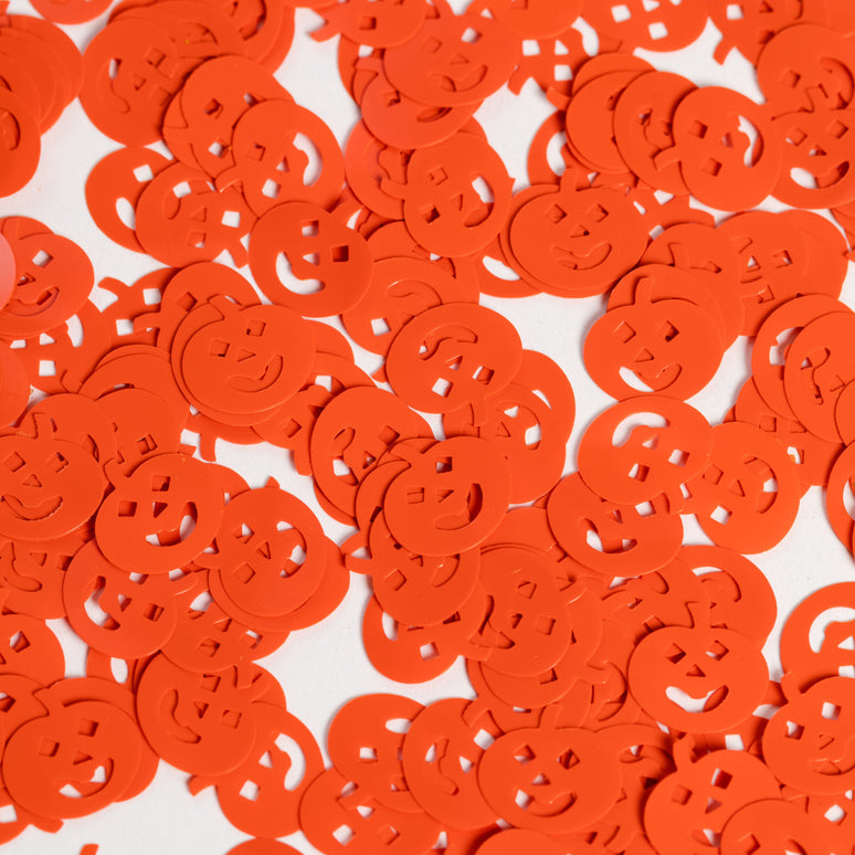 Feestbazaar Tafelconfetti Oranje pompoenen (14gr)