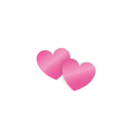 Feestbazaar Tafelconfetti Pink Hartjes (14gr)