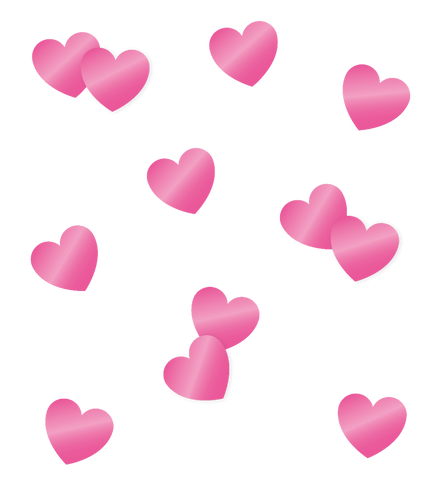 Feestbazaar Tafelconfetti Pink Hartjes (14gr)