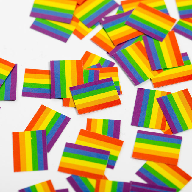 Feestbazaar Tafelconfetti Regenboog Pride (150st)
