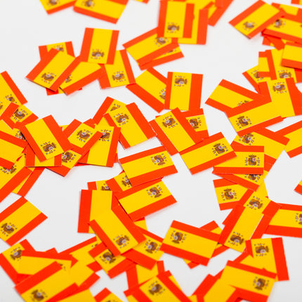 Feestbazaar Tafelconfetti Spaanse Vlag (150st)