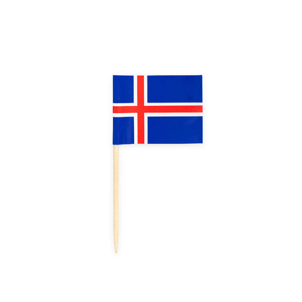 Feestbazaar Tafelconfetti Vlag Ijsland (150st)