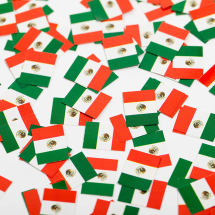 Feestbazaar Tafelconfetti Vlag Mexico (150st)