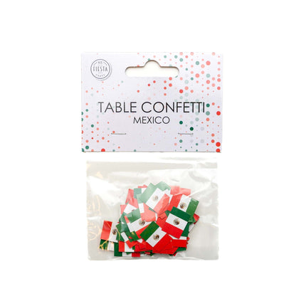 Feestbazaar Tafelconfetti Vlag Mexico (150st)