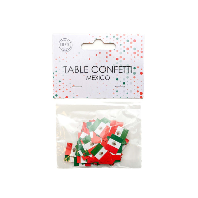 Feestbazaar Tafelconfetti Vlag Mexico (150st)