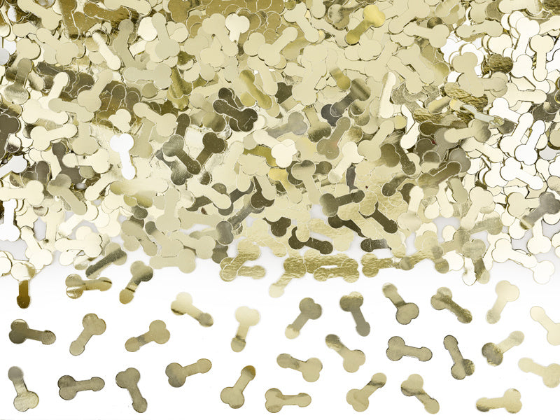 Feestbazaar Tafeldecoratie / Sierconfetti Piemels Goud - 30 gram