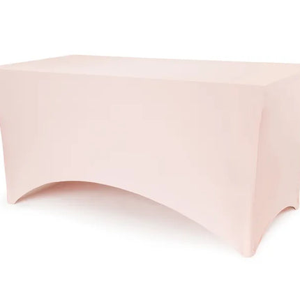 Feestbazaar Tafelhoes Dusty Rose Stretch Spandex 183x76x74cm
