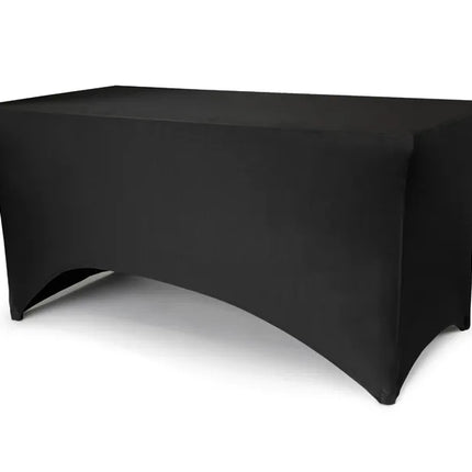 Feestbazaar Tafelhoes Zwart Stretch Spandex 183x76x74cm