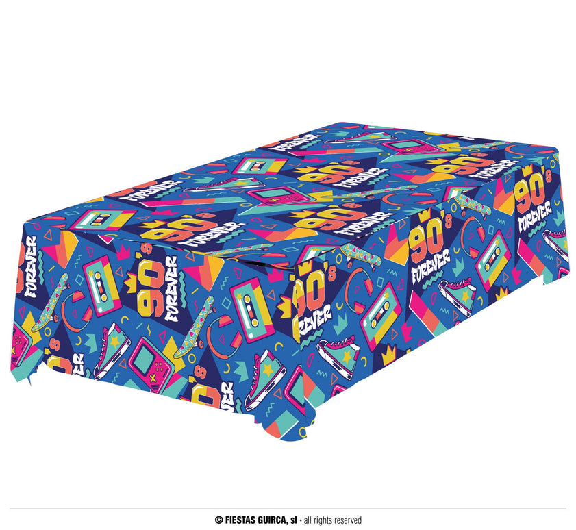 Feestbazaar Tafelkleed 90's Forever (137x274cm)