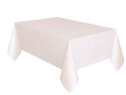 Feestbazaar Tafelkleed Basic Wit - 140x274cm