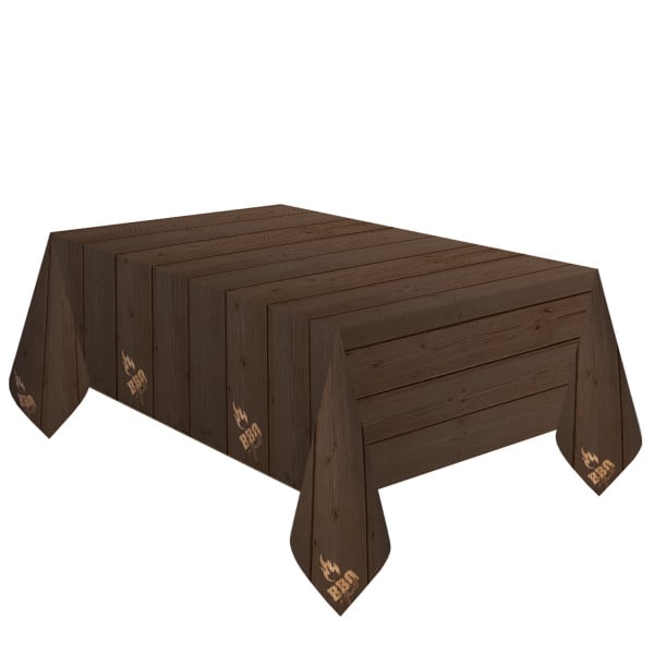 Feestbazaar Tafelkleed BBQ Grill Bruin (120x180cm)